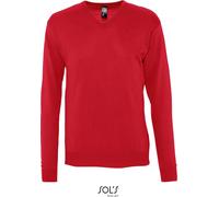 L410 SOL´S Herren Sweatshirt Pullover GalaxyV Ausschnitt Red S