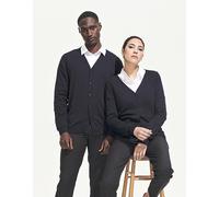 L418 SOL´S Golden Strickjacke mit V-Ausschnitt für Herren Navy 3XL