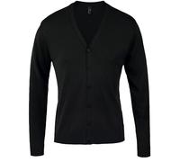 SOLS - "Golden" Strickjacke V-Ausschnitt für Herren (Schwarz) L