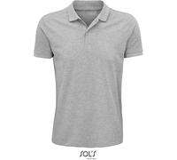 L03566 SOL´S Planet Herren Polo Shirt Grey Melange 3XL
