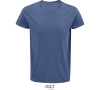 SOL'S Herren T-Shirt Crusader Kurzarm Rundhals Bio-Baumwolle Denim L