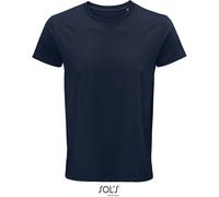 Sol's Herren T-Shirt Crusader – Kurzarm, Rundhals, Bio-Baumwolle – French Navy XXL