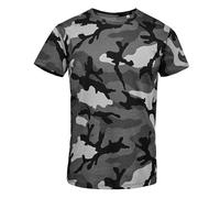 SOLS Herren Camo Kurzarm T-Shirt (Grau Camo) M