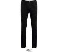 SOLS Herren Hose Chinohose 01424 black 50