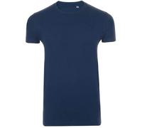 Sols Herren Imperial Slim Fit T-Shirt, Kurzarm (S) (Dunkles Marineblau)