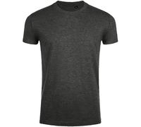 SOLS Herren Imperial Slim Fit T-Shirt mit kurzen Ärmeln (Charcoal Marl) 2XL