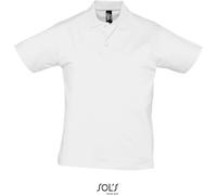 Sol's Herren-Poloshirt Prescott L538 Weiß 3XL