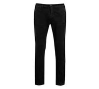 Sols Herren Jules Chino-Hose (W44 (54EU), Schwarz)