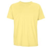 Sol's Herren Men Oversize T-Shirt Rundhals Bio - Baumwolle Loose Fit Gelb (Light) S
