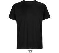 L03806 Sol´s Herren Boxy T-Shirt in Übergröße Deep Black XXL