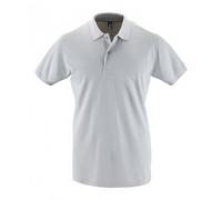 SOLS Herren Perfect Pique Kurzarm-Poloshirt (Reines Grau) XL