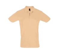 SOLS Herren Perfect Pique Kurzarm-Poloshirt (Sand) L