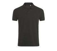SOLS Herren Phoenix Kurzarm-Pique-Poloshirt (Charcoal Marl) L