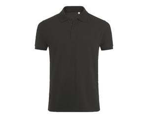 SOLS Herren Phoenix Kurzarm-Pique-Poloshirt (Charcoal Marl) S