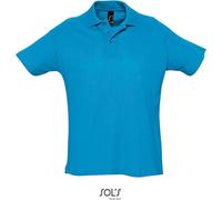 SOLS Herren Piqué Polo 11342 aqua L