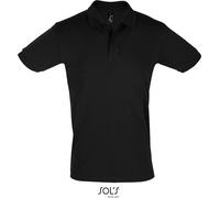 Sol's Herren Poloshirt Perfect Schwarz 3XL