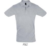 Sols´S Men´s Polo Shirt Perfect, Größe:S, Farbe:Grey Melange