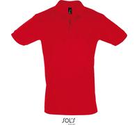 L525 SOL´S Herren Polo Shirt Perfect Red M