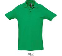 Sol's Herren Piqué Polo Spring II 11362 Kurzarm Kelly Green Größe L