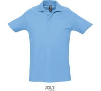 SOLS Herren Piqué Polo 11362 sky blue XXL