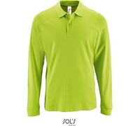 SOLS Herren Piqué Polo langarm 02087 apple green 3XL
