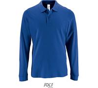 SOLS Herren Piqué Polo langarm 02087 royal blue XXL