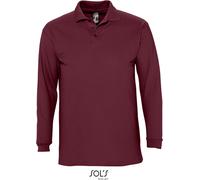 Sol's Langarm-Polo Winter II L549 Bordeaux XL