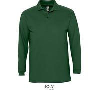 L549 SOL´S Langarm Polo Winter II Golf Green XL