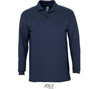 SOLS Herren Piqué Polo langarm 11353 navy M