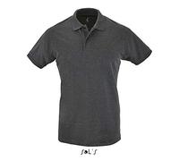 L525 SOL´S Herren Polo Shirt Perfect Charcoal Melange XL