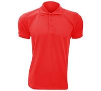 Sols Herren Prime Pique Polo-Shirt, Kurzarm (5XL) (Rot)