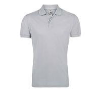 SOLs Herren Prime Pique Polo-Shirt, Kurzarm (Grau) S