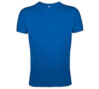 SOLS Herren Regent Slim Fit Kurzarm T-Shirt (Königsblau) S