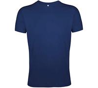 Sols Herren Regent Slim Fit T-Shirt, Kurzarm (XS) (Dunkles Marineblau)