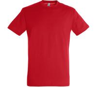 SOLS Herren Regent T-Shirt mit kurzen Ärmeln (Rot) M