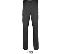 SOLS Herren Satin Stretch Hose Chinohose 02917 black 42
