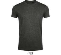 L189 SOL´S Imperial Fit T-Shirt Tailliert Kurzarm Charcoal Melange S