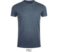 L189 SOL´S Imperial Fit T-Shirt Tailliert Kurzarm Heather Denim L