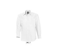 Sol's Herren Oxford-Langarmhemd Boston Weiß Größe L