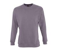 L311 SOL´S Sweatshirt Pullover New Supreme Flannel Grey (Solid) S