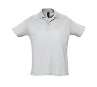 SOLS Herren Sommer II Pique Kurzarm-Poloshirt (Esche) XL