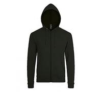 SOLS Herren Stone Kapuzenjacke (3XL) (Schwarz)