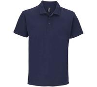 SOLS Herren Summer II Pique Polo-Shirt, Kurzarm (Dunkelblau) M
