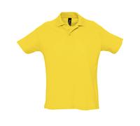 SOLS Herren Summer II Pique Polo-Shirt, Kurzarm (Gold) 2XL