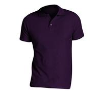 Sols Herren Summer II Pique Polo-Shirt, Kurzarm (L) (Dunkelviolett)