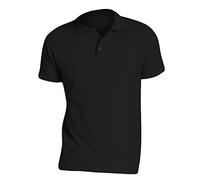 Sols Herren Summer II Pique Polo-Shirt, Kurzarm (L) (Schwarz)