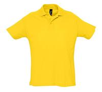 Sols Herren Summer II Pique Polo-Shirt, Kurzarm (XS) (Gold)