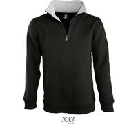 SOLs Collection Cotton Classics-25.4730 Sweater mit 1/4 Zip Gr. XXL black