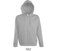 SOLS Herren Sweatjacke mit gefütterter Kapuze 47800 grey melange XXL