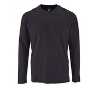 SOLS Herren Imperial Langarm T-Shirt (Mausgrau) XL